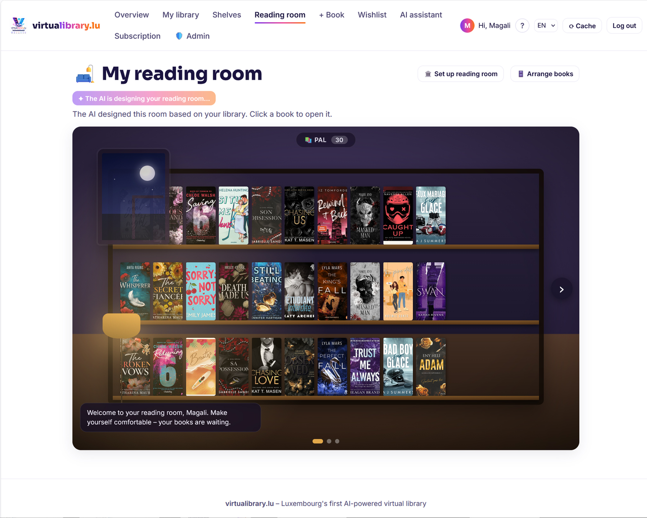 Your reading room