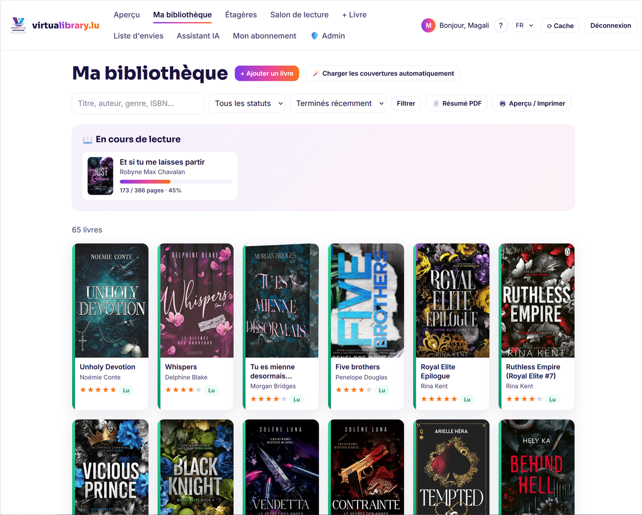 Votre bibliothèque