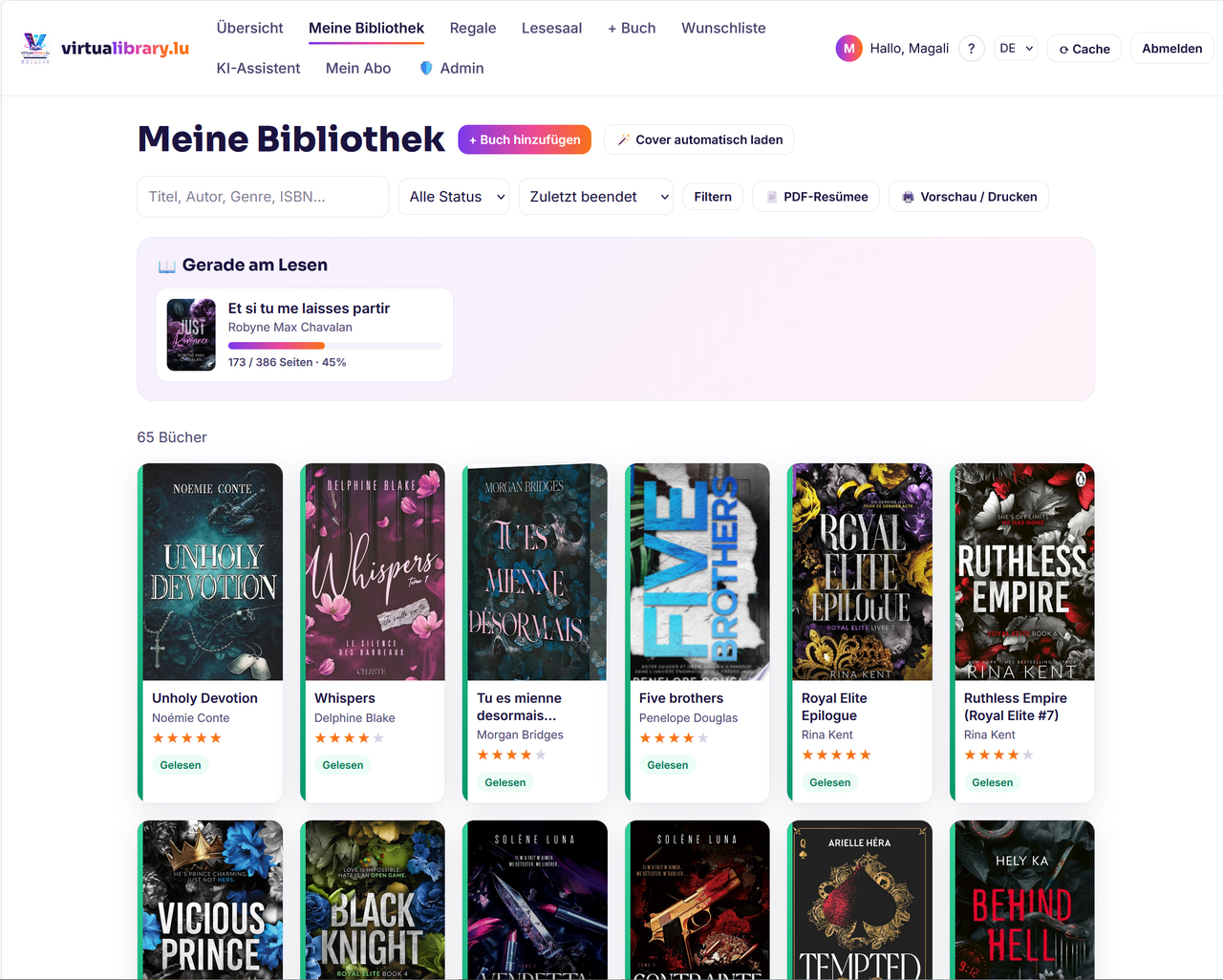 Deine Bibliothek